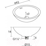 Умывальник Riho Solid Surface W016002105