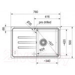 Мойка кухонная Franke BSG 611-78L