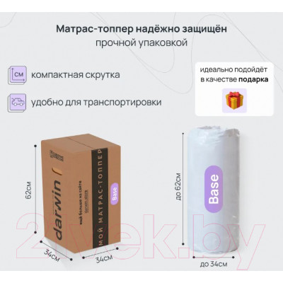 Наматрасник ортопедический Darwin Base 120x190