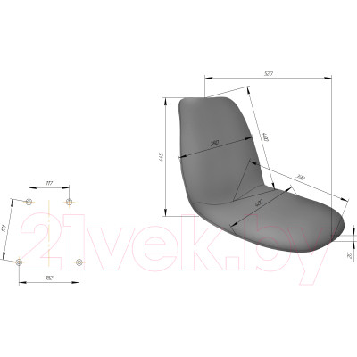 Стул Sheffilton SHT-ST29-C12/S45-1