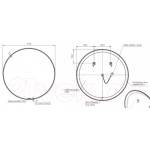 Зеркало Cersanit Eclipse Smart 90x90 / 64148