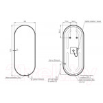 Зеркало Cersanit Eclipse Smart 50x122 / 64151