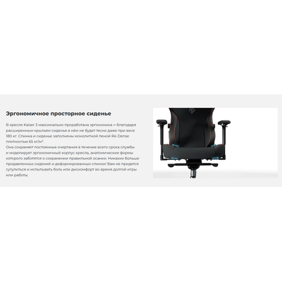 Кресло геймерское AndaSeat Kaiser 3 / AD12YDC-L-01-P-PV/C