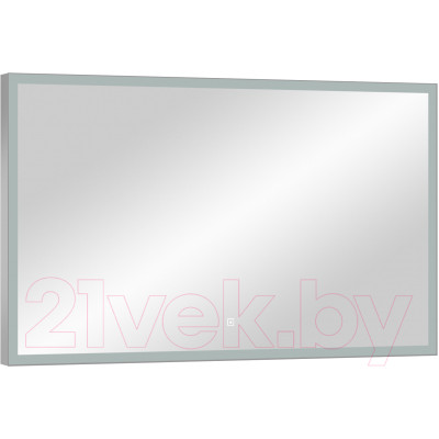 Зеркало Континент Frame Silver Led 100x60