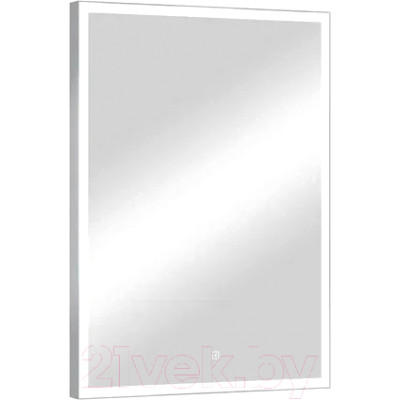 Зеркало Континент Frame Silver Led 50x70