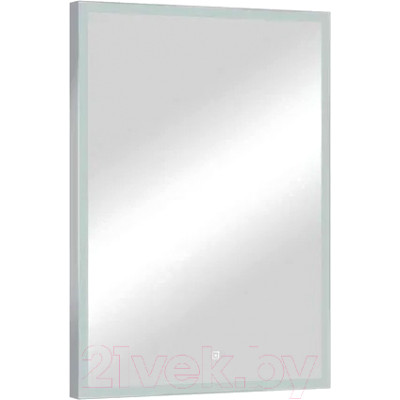 Зеркало Континент Frame Silver Led 70x80