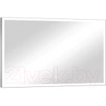 Зеркало Континент Frame Silver Led 90x70