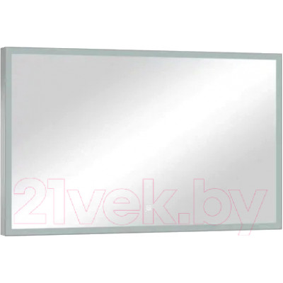 Зеркало Континент Frame Silver Led 90x80