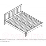 Двуспальная кровать Мебельград Слип 160x200