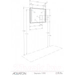 Зеркало Акватон Отель 100 с полкой