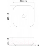 Умывальник IDDIS Bridge BRIWS04i27