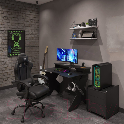 Геймерский стол Vmmgame Space 120 Dark Black / ST-1BBK