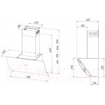 Вытяжка наклонная Akpo Clarus 60 WK-11