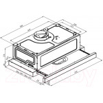 Вытяжка телескопическая Konigin Pixel Grey 60