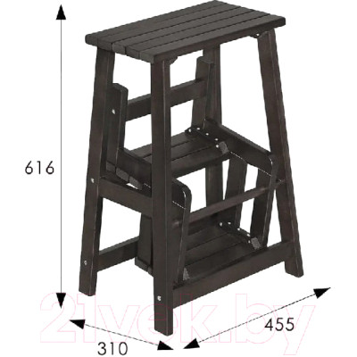Табурет-лестница Мебелик Табурет-стремянка