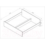 Двуспальная кровать Mio Tesoro Орион 200x200 2.01.04.110.3