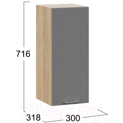 Шкаф навесной для кухни ТриЯ Габриэлла 1В3