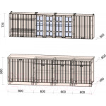 Кухонный гарнитур Интерлиния Берес 2.6А