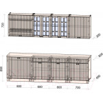 Кухонный гарнитур Интерлиния Берес 2.7А