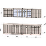 Кухонный гарнитур Интерлиния Берес 3.2А