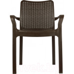 Стул пластиковый Ingreen Rattan / ING6182ГШК