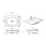 Умывальник Эстет Милана 60x50 / ФР-00000786
