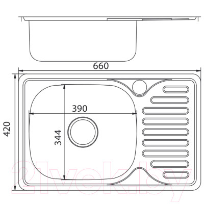 Мойка кухонная Mixline L 536115