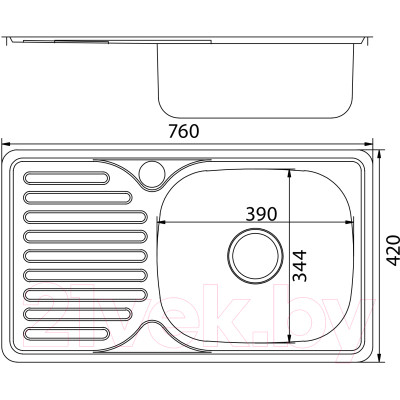 Мойка кухонная Mixline L 530529