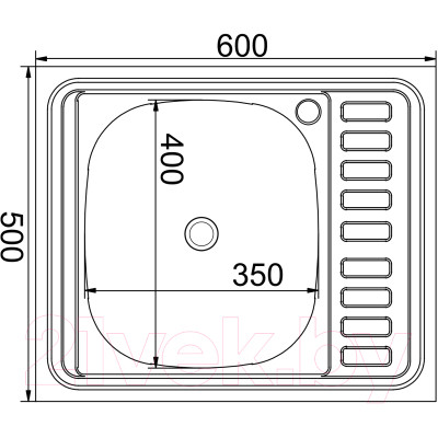 Мойка кухонная Mixline R 538195