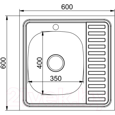 Мойка кухонная Mixline L 528018