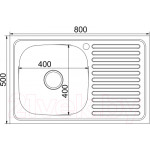 Мойка кухонная Mixline L 528177