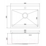 Мойка кухонная Mixline Pro 547235