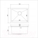 Мойка кухонная Mixline Pro 547231