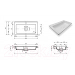 Умывальник Эстет Каре Люкс 80x45 / ФР-00005713