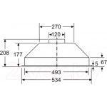 Вытяжка скрытая Bosch DLN53AA70