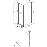 Душевой уголок Triton Йота 90x90