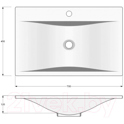 Умывальник Madera Pulsus 70