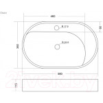 Умывальник Madera Luna 60