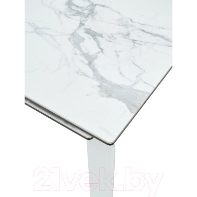 Обеденный стол M-City Corner 120 High Gloss / DECDF5052THGSTATWHT