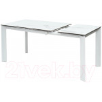 Обеденный стол M-City Corner 120 High Gloss / DECDF5052THGSTATWHT