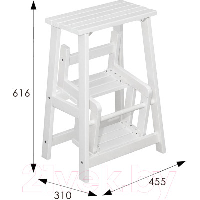 Табурет-лестница Мебелик Снег