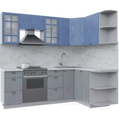 Кухонный гарнитур Интерлиния Берес 1.5x2.3 правая