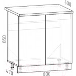 Шкаф под мойку Интермебель Микс Топ ШСРМ 850-4-800 без столешницы