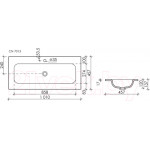 Умывальник Ceramica Nova Element CN7013