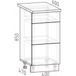 Шкаф-стол кухонный Интермебель Микс Топ ШСР 850-23-400