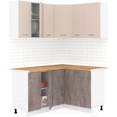 Кухонный гарнитур Кортекс-мебель Корнелия Лира 1.5x1.3