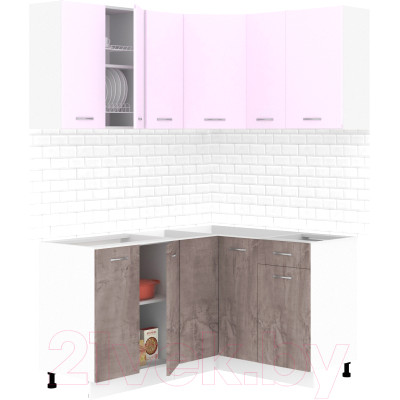 Кухонный гарнитур Кортекс-мебель Корнелия Лира 1.5x1.3 без столешницы