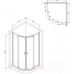 Душевой уголок AM.PM X-Joy W88G-205-080BT64