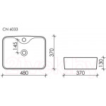 Умывальник Ceramica Nova Element CN6033