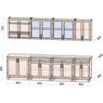 Кухонный гарнитур Интерлиния Тренд 3.0А